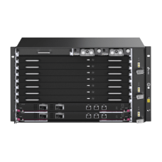 DeltaStream - OLT Módular GPON / 7 Bahías XGSPO/GPON / Conexión de hasta 14,336 ONUs / 2 Tarjetas Main / Puertos Gigabit RJ45 Uplink / 4 Puertos SFP+ Uplink / Fuente Redundante AC- DC (incluida) / Administración desde la nube (