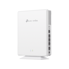 Punto de Acceso GPON Omada / WiFi 6 AX1800 / 1 puerto GPON / 1 Puerto FXS / 4 Puertos 10/100/1000 RJ45 / Wi-Fi 6 AX1800 / Mesh Omada / Configuración por Controlador o Stand-Alone / Para Montaje en Escritorio-Pared