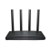 Router WiFi 6 AX 1500Mbps / MU-MIMO 2X2 y OFDMA / 1 Puerto WAN 10/100/1000 Mbps / 3 Puertos LAN 10/100/1000 Mbps / 4 Antenas / Conexión Inalámbrica OneMesh