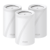 KIT 3 Routers Inalámbrico MESH Interior para Hogar / Triple Banda Wi-Fi 7 BE9300 Mbps / 2 Puerto 2.5 Gigabit WAN/LAN / 4 Antenas Internas / Operación Multi-Link MLO / Administración Mediante la App Deco (iOS, Android) / HomeShield