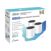 Kit 3 Routers Inalámbricos MESH Interior para Hogar / Doble Banda Wi-Fi 6 AX3000 Mbps / 3 Puerto Gigabit WAN/LAN / 2 Antenas Internas / Administración Mediante la App Deco (iOS, Android) / Protección HomeShield
