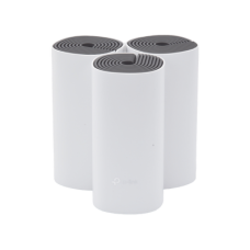 Kit de Router inalámbrico mesh Deco E4 para Hogar / Doble banda AC 1200  / 2 puertos 10/100 Mbps / Compatible con amazon alexa.