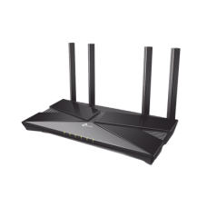 Router WiFi 6 doble banda AX 1800 Mbps /  MU-MIMO y OFDMA / 1 Puerto WAN 10/100/1000 Mbps / 4 Puertos LAN 10/100/1000 Mbps / 4 Potentes Antenas / Compatible con EasyMESH