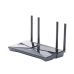 Router WiFi 6 doble banda AX 3000 Mbps /  MU-MIMO y OFDMA / 1 Puerto WAN 10/100/1000 Mbps / 4 Puertos LAN 10/100/1000 Mbps / 4 Potentes Antenas.