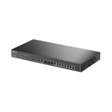 Router Omada VPN /  SDN Multi-WAN 10G / 1 Puerto WAN SFP+ 10G / 1 Puerto WAN/LAN SFP+ 10G / 1 Puerto WAN/LAN SFP 1G / 8 puertos LAN/WAN 1G / 2 Puertos USB / 2.3 Millones Sesiones Concurrentes / Administración Centralizada OMADA SDN.