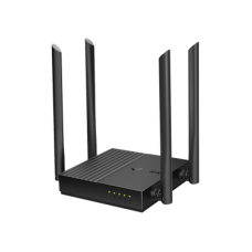 Router Inalámbrico AC 1200 / Doble Banda MU-MIMO / 1 puerto WAN 10/100/1000 Mbps / 4 puertos LAN 10/100/1000 Mbps / Compatible con EasyMesh / Administración Web o App Tether