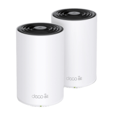 Router Inalámbrico MESH Interior para Hogar / Doble Banda Wi-Fi 6E AX5400 Mbps / 3 Puerto Gigabit WAN/LAN / 4 Antenas Internas / Administración Mediante la App Deco (iOS, Android) / Protección HomeShield