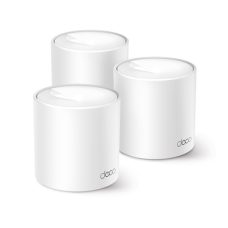 Kit 3 Routers Inalámbricos MESH Interior para Hogar / Doble Banda Wi-Fi 6 AX1500 Mbps / 2 Puerto Gigabit WAN/LAN / 2 Antenas Internas / Administración Mediante la App Deco (iOS, Android) / Protección HomeShield