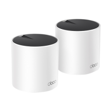 Kit 2 Routers Inalámbricos MESH Interior para Hogar / Doble Banda Wi-Fi 6 AX3000 Mbps / 3 Puerto Gigabit WAN/LAN / 2 Antenas Internas / Administración Mediante la App Deco (iOS, Android) / Protección HomeShield