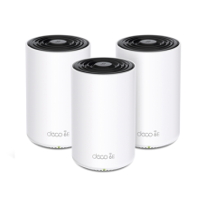 Kit 3 Routers Inalámbricos MESH Interior para Hogar / Doble Banda Wi-Fi 6E AX5400 Mbps / 3 Puerto Gigabit WAN/LAN / 4 Antenas Internas / Administración Mediante la App Deco (iOS, Android) / Protección HomeShield