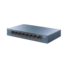 Switch de escritorio Gigabit de 8 puertos 10/100/1000Mbps, carcasa metálica 