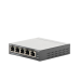 Switch Escritorio No Administrable de 5 puertos 10/100/1000 Mbps / Con 4 puertos PoE 802.3af/at de hasta 65 W / PoE Extendido hasta 250 metros
