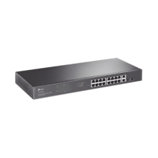 Switch no administrable de 16 puertos 10/100/1000Mbps y PoE af/at, 2 puertos SFP hasta 250W.