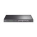 Switch no administrable de 16 puertos 10/100/1000Mbps y PoE af/at, 2 puertos SFP hasta 250W.