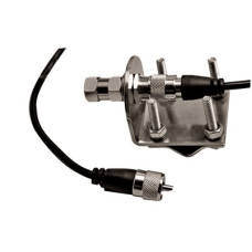 Montaje para espejo de antenas CB.