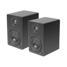 PAR de Altavoces de Estantería | Woofer de 4'' | Tweeter de 1 | Acabado negro mate | 40 watts | 8ohms PAR de Altavoces de Estantería | Woofer de 4'' | Tweeter de 1 | Acabado negro mate | 40 watts | 8ohms