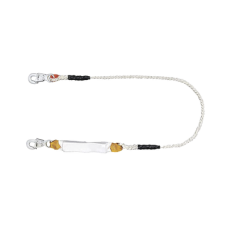 Amortiguador con Cable de Protección de  Nylon y 2 Ganchos de Seguro Doble.