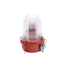 Lámpara de Obstrucción Roja/ Luz Fija Tipo L-810, LED de baja intensidad/ 120 - 240 Vca/ Luz Infraroja