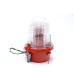 Luz de Obstáculo FAA Tipo L-810 / LED Rojo e Infrarrojo / Intensidad Baja / Consumo 12W / 120-240V AC / Intensidad 32.5 CD / Haz Vertical 10° / Cobertura 360° / Base Valox™ / IP65