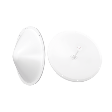 Kit de Antena y radomo, ganancia de  28 dBi, rango de frecuencia extendida (4.9 a 6.5 GHz), conectores SMA-macho inverso, incluye jumper, distancia de hasta 15 km  