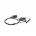 Micrófono de solapa con auriculares de gancho en forma de G para radios VX160/231/180/210/400