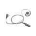 Micrófono de solapa con audífono ajustable al oído para Radios TE320 / TC-610P/TC-780