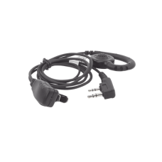 Micrófono de solapa con audífono ajustable al oído para KENWOOD TK3230/3000/3402/3312/3360/3170,NX240/340/220/320/420, TKD240/340