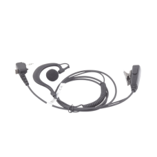 Micrófono de Solapa con Audífono Ajustable al oído. Para HYT SERIE TC320