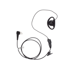Micrófono de solapa con gancho auricular en forma de D para radios GP300/SP50/P1225/PRO315/MAGONE/EP450/EP350