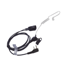 Micrófono - audífono de solapa con tubo acústico transparente para ICOM IC-F11/ 14/ 3021/ 3013/ 3103/ 3003/ 1100D/2100D/ICF200 Micrófono - audífono de solapa con tubo acústico transparente para ICOM IC-F11/ 14/ 3021/ 3013/ 3103/ 3003/ 1100D/2100D/ICF200