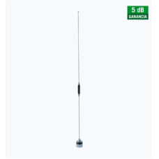 Antena Movil UHF 450-470 MHz  con Ganancia de 5.0 dBi