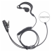 Micrófono de Solapa con Audífono Ajustable al oído. Para Radios HT750/1250/1550/PRO5150/5550/7150