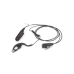 Micrófono de Solapa con Audífono Ajustable al oído. Para Radios HT750/1250/1550/PRO5150/5550/7150