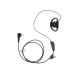 Micrófono de solapa con gancho auricular en forma de D para radios GP300/SP50/P1225/PRO315/MAGONE/EP450/EP350
