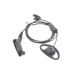 Micrófono de solapa con gancho auricular en forma de D para radios XPR6500/XPR6550/DGP4150/DGP6150