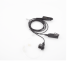 Micrófono de solapa de 2 hilos para radios HT-750/ 1250/ 1550/ PRO-5150/ 5550/ 7150