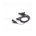 Micrófono de solapa de 2 hilos para Radios GP900, HT1000, XTS2000/2250/2500/3000/3500/5000/5300.