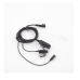 Micrófono de solapa de 3 hilos para TC-500/ 518/ 600/ 610/ 700 y radios GP300/ SP-50/ P1225/ PRO3150/ MAG ONE/EP450/ EP350