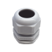 Conector Plástico Blanco Tipo Glándula para Rosca NPT 1