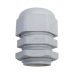 Conector Plástico Blanco Tipo Glándula para Rosca NPT 3/4