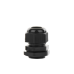 Conector Plástico Negro Tipo Glándula para Cable de 10 a 14 mm de Diámetro.
