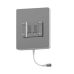 Antena direccional tipo Panel para interior o exterior, 806-960 / 1710-2500 MHz, 8dBi, con conector N-Hembra, incluye montaje para pared