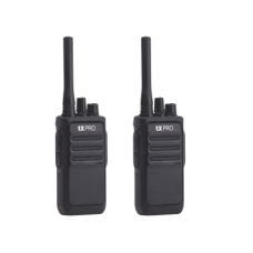 Par de radios analógicos, listos para utilizarse, operan en UHF 400-470 MHz de 2 watts de potencia. ¡PRECONFIGURADOS!