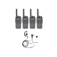 Kit de 4 radios TX600 con 4 TXEHK