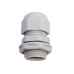 Conector Plástico Blanco Tipo Glándula para Rosca NPT 1/2