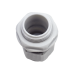 Conector Plástico Blanco Tipo Glándula para Rosca NPT 1/2