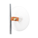 Antena direccional con diseño aerodinámico para minimiza la resistencia al viento, Ganancia de 30 dBi,  frecuencia (4.9 - 6.5 GHz), Polarización doble, incluye montaje para torre o mástil 
