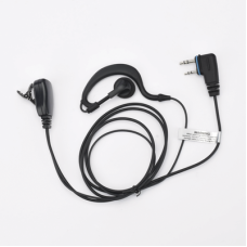 Micrófono - audífono de solapa ajustable al oído para ICOM IC-F11/ 14/3021/ 3013/ 3103/ 3003/ 1100D/2100D/ICF200