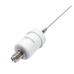 Antena marina VHF en látigo de acero inoxidable en rango de 156 a 163 MHz. Incluye cable de 4.5 m con conectores PL-259 instalados y montaje en L