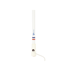 Antena marina VHF en fibra de vidrio en rango de 156 a 163 MHz, Incluye 10 metros de cable y conector PL-259 macho. Antena marina VHF en fibra de vidrio en rango de 156 a 163 MHz, Incluye 10 metros de cable y conector PL-259 macho.